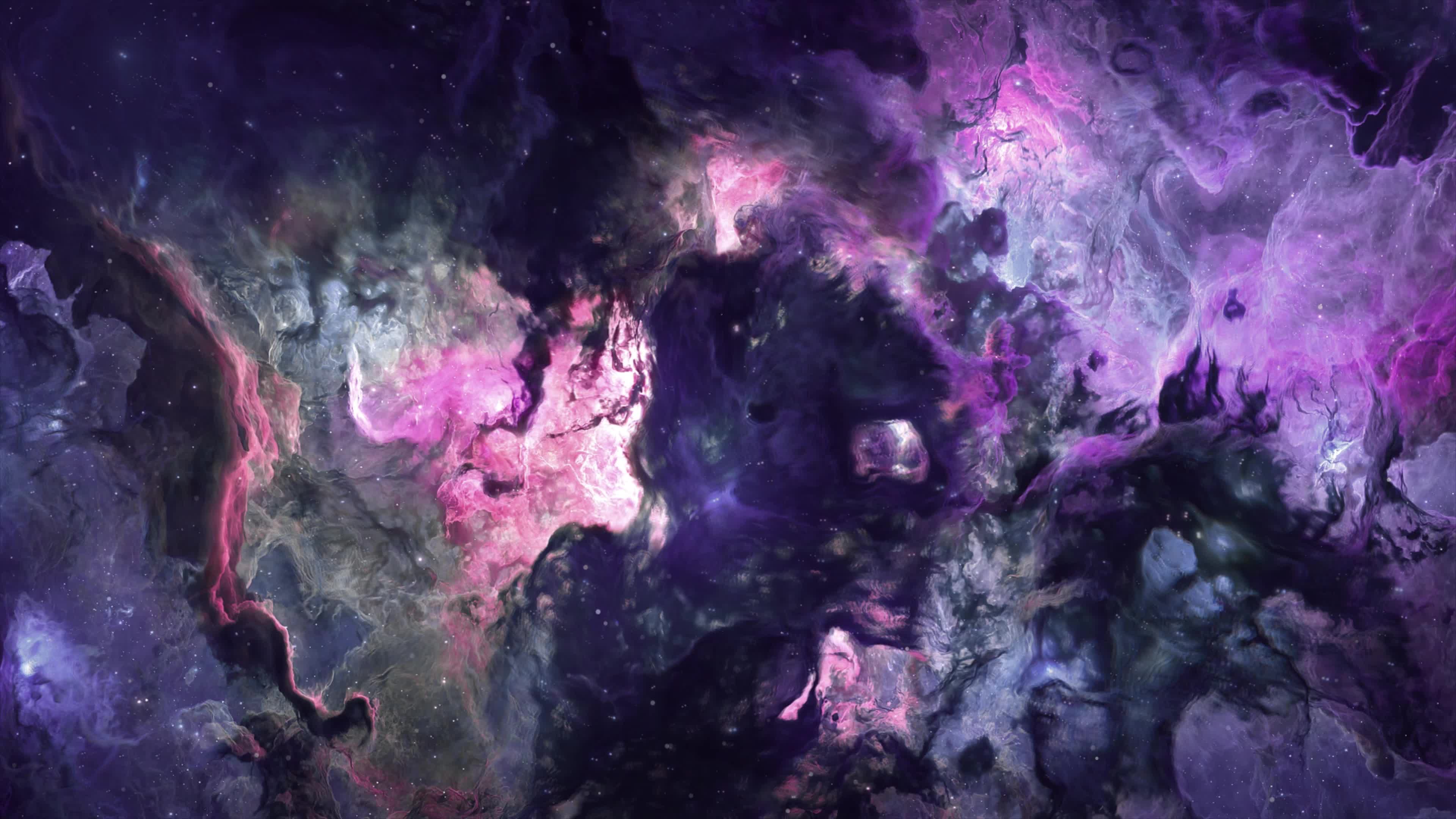 The Orchid Galaxy 4K Live Wallpaper