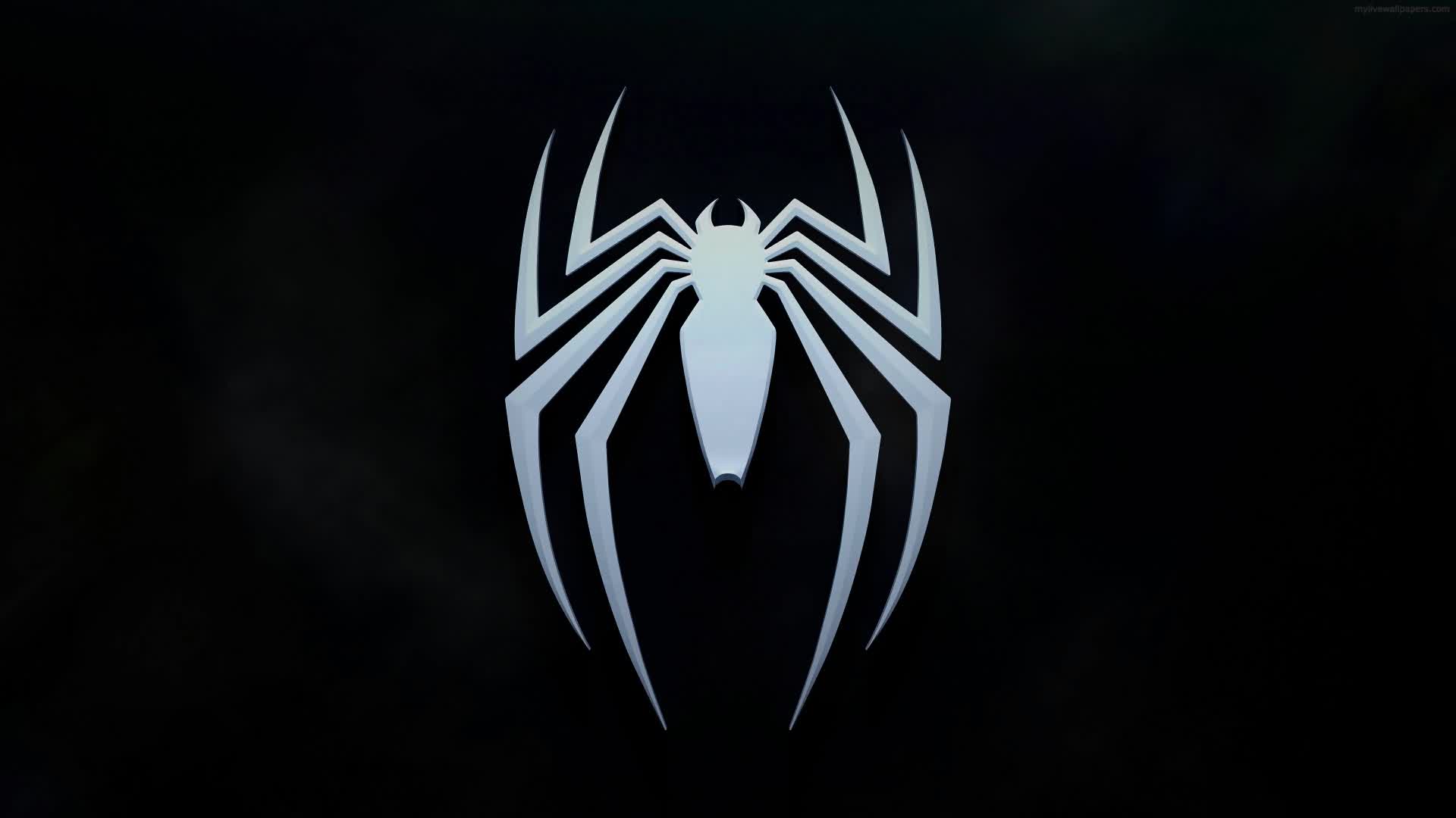 PC Spiderman Logo Shine HD Live Wallpaper