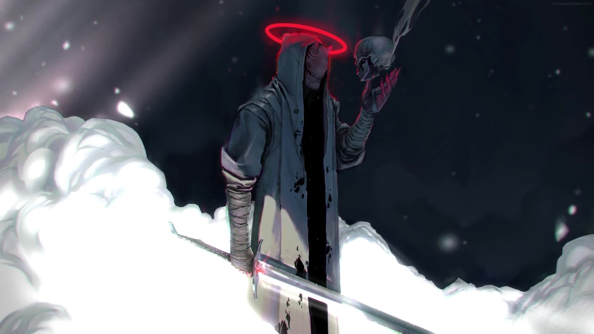 PC Red Halo HD Live Wallpaper