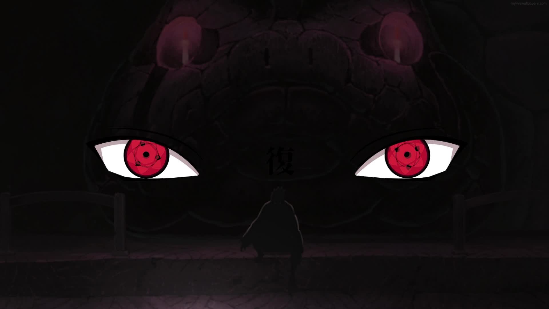 PC Sasuke Uchiha Eyes HD Live Wallpaper