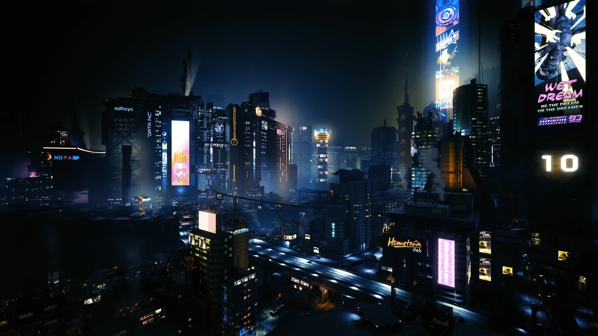 PC Future City HD Live Wallpaper
