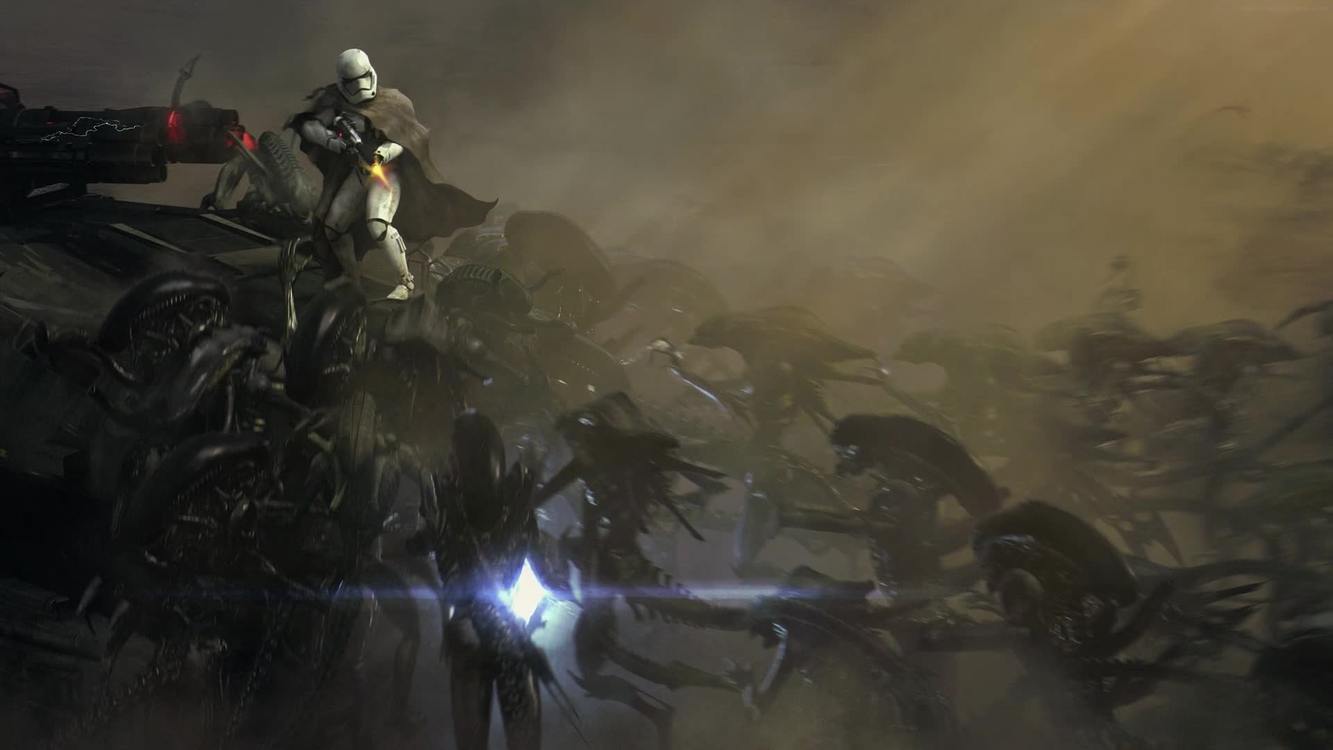 PC Stormtrooper VS Aliens HD Live Wallpaper