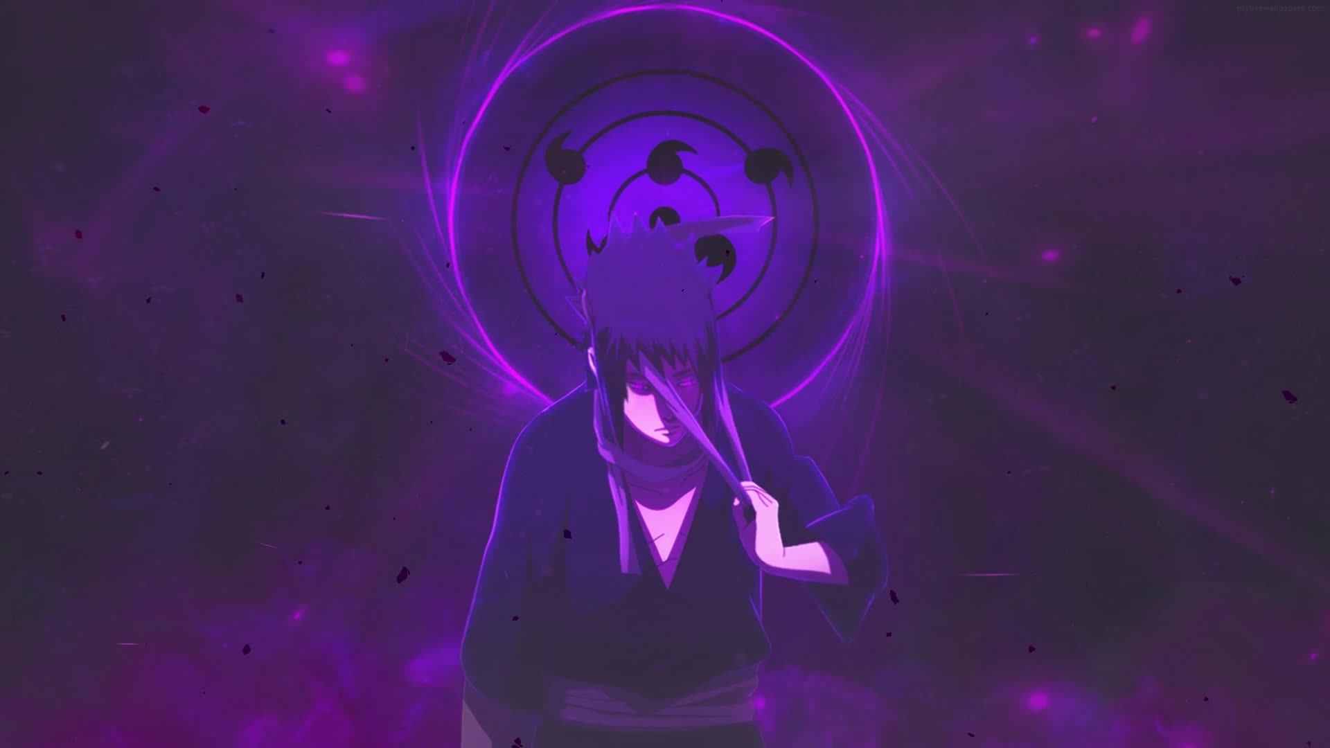 PC Sasuke Uchiha Blindfold HD Live Wallpaper