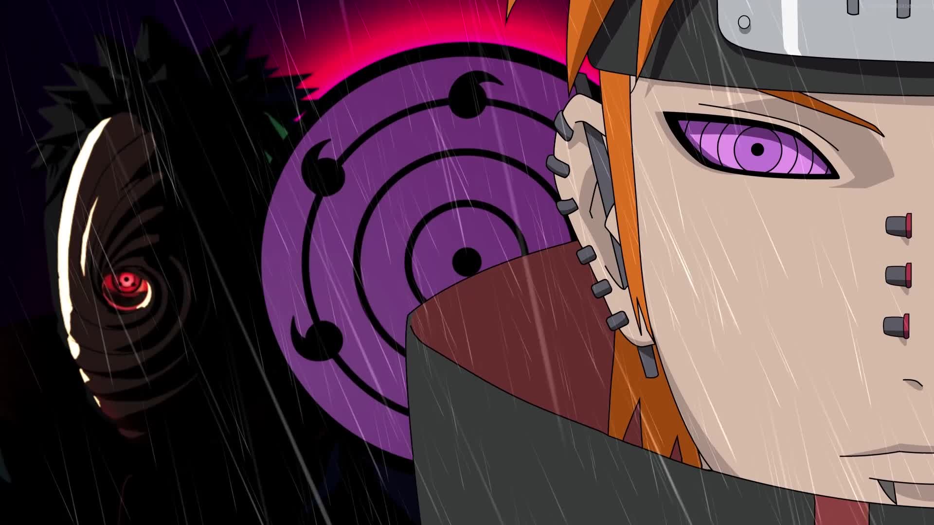 PC Pain and Obito HD Live Wallpaper