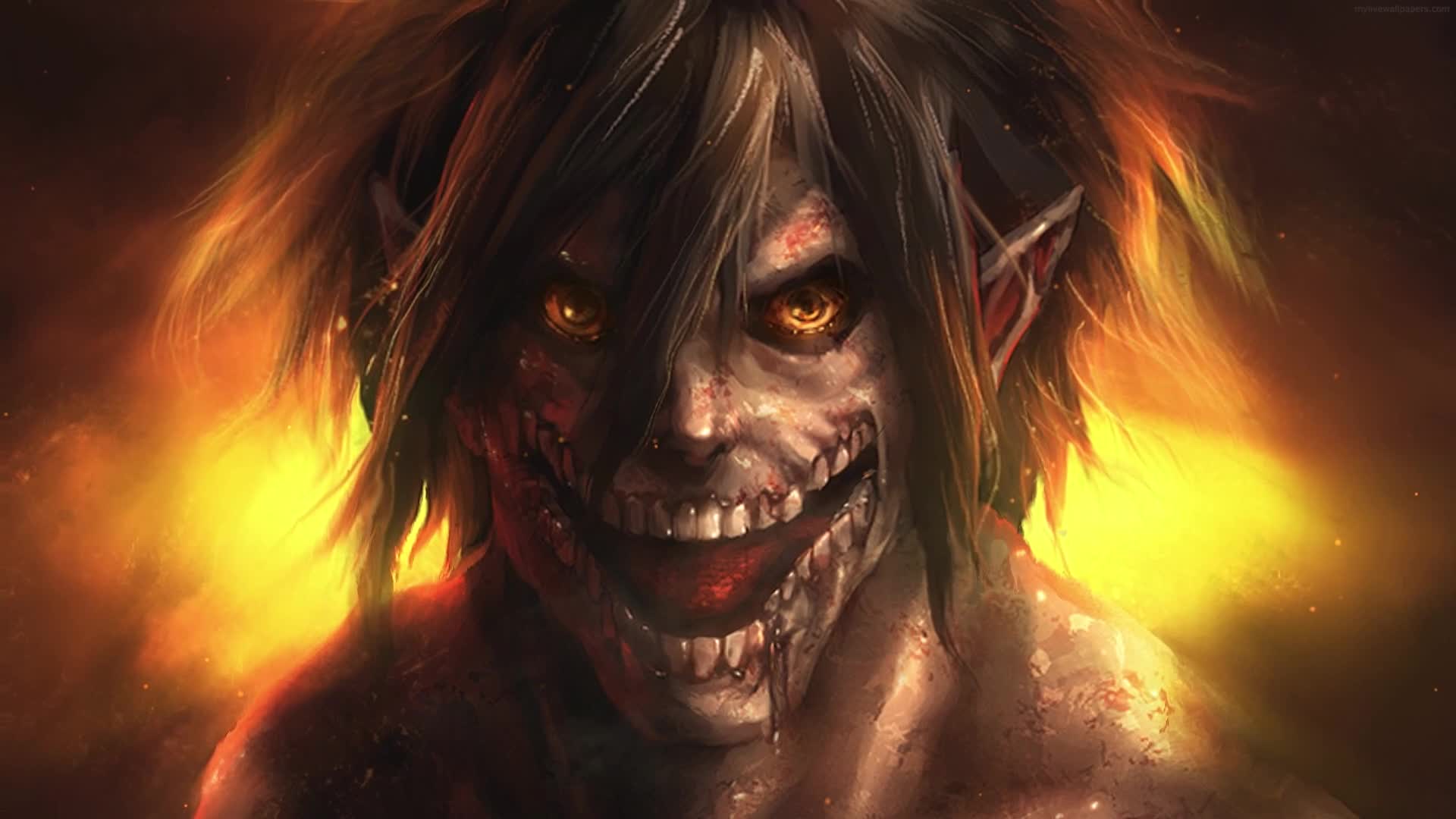 Anime Attack on Titan Eren Yeager Animated Live Wallpaper For Windows