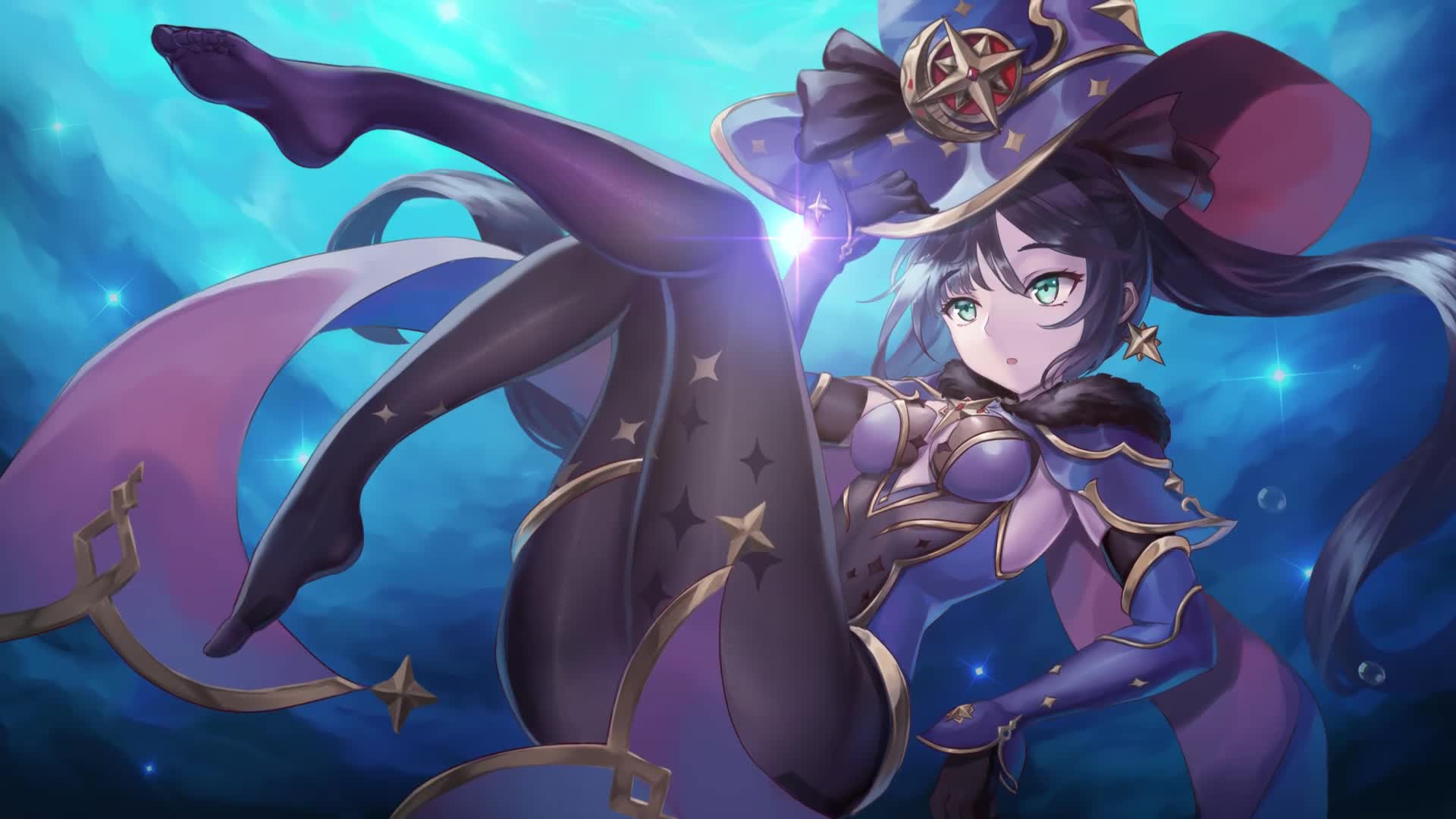 Mona Genshin Impact Game Live Wallpaper