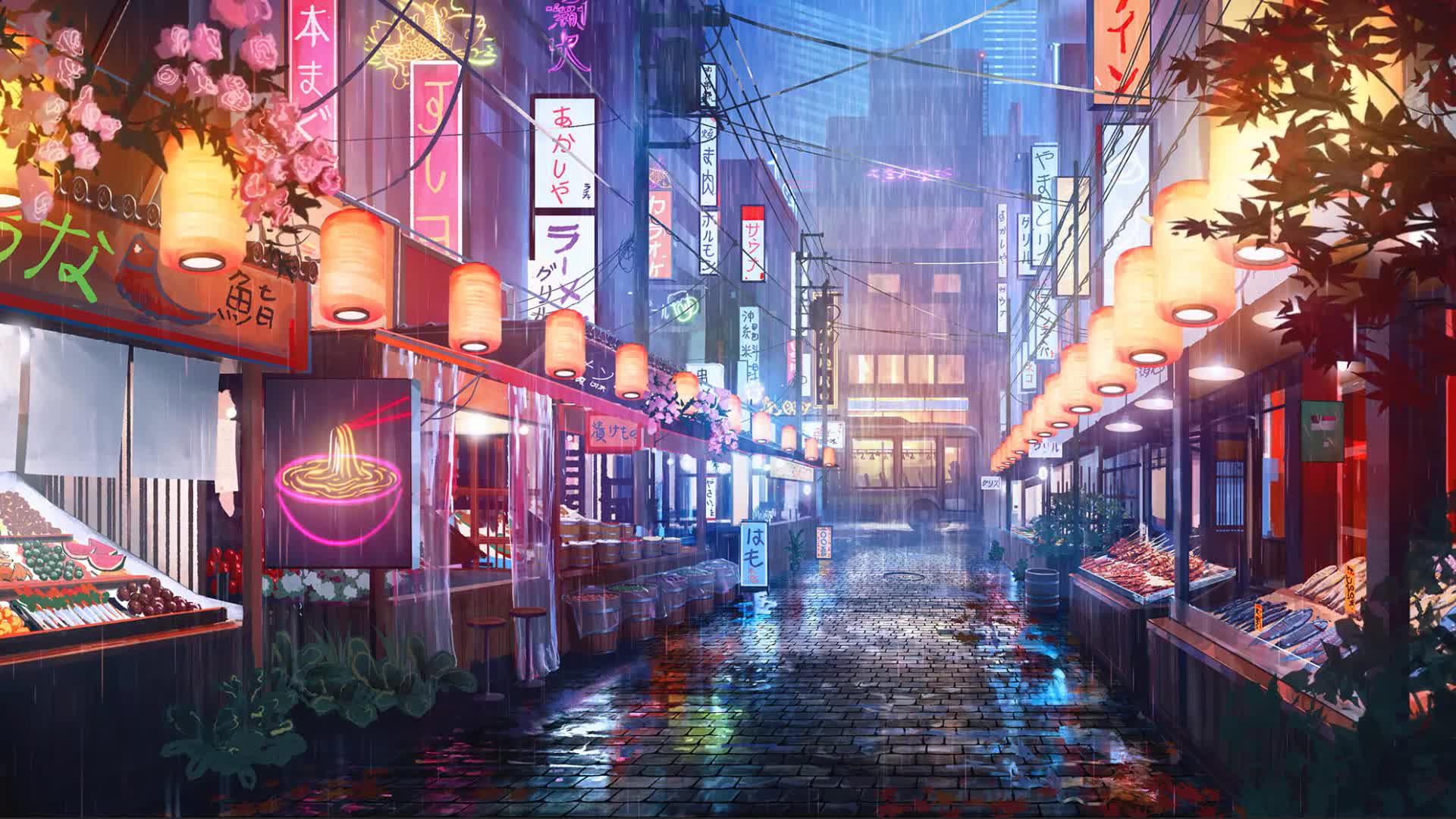 Japanese Market By Surendra Pc Live Wallpaper