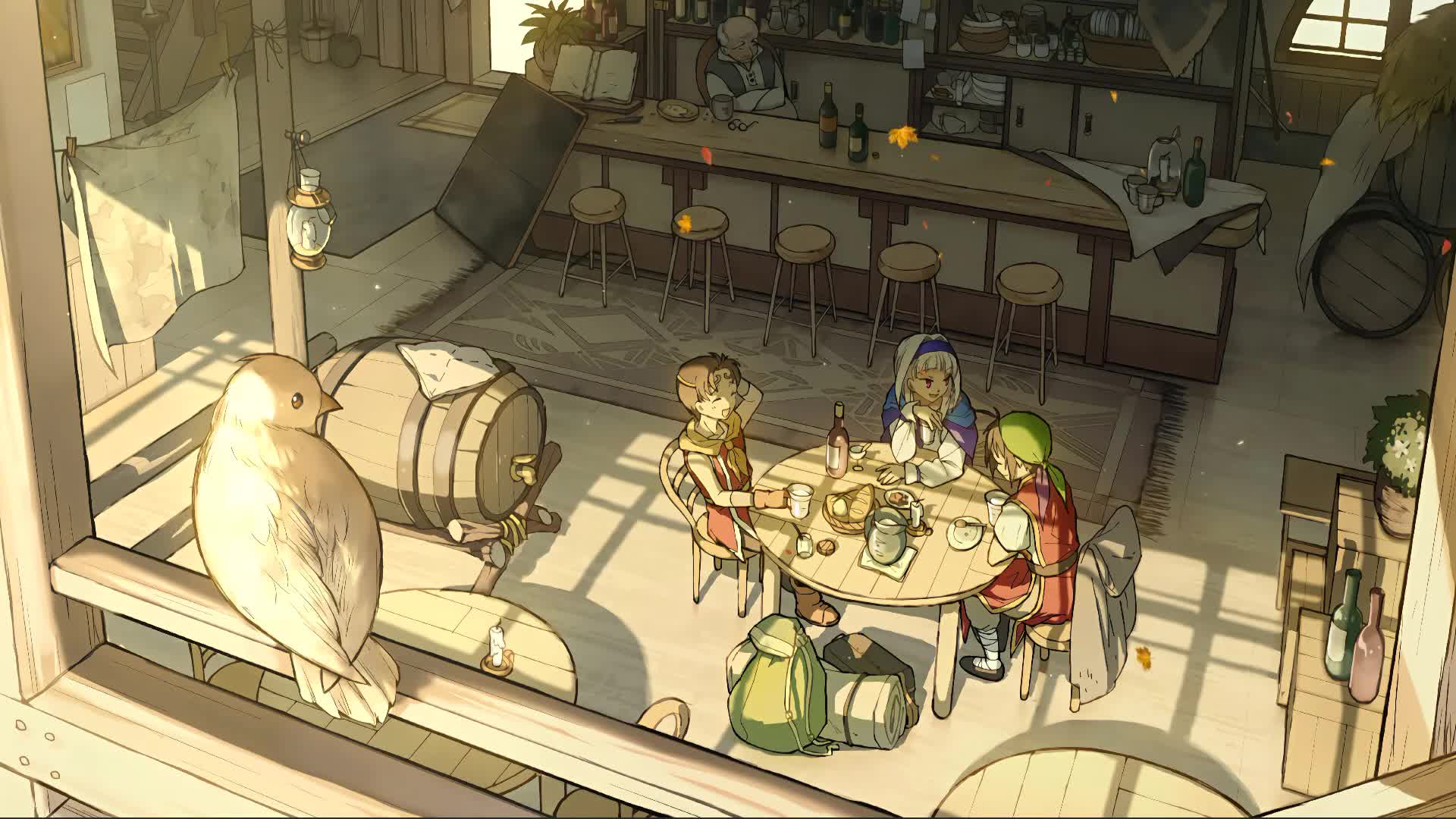 Suikoden 2 Riou Sierra Mikain And Tir Mcdohl Anime Pc Live Wallpaper