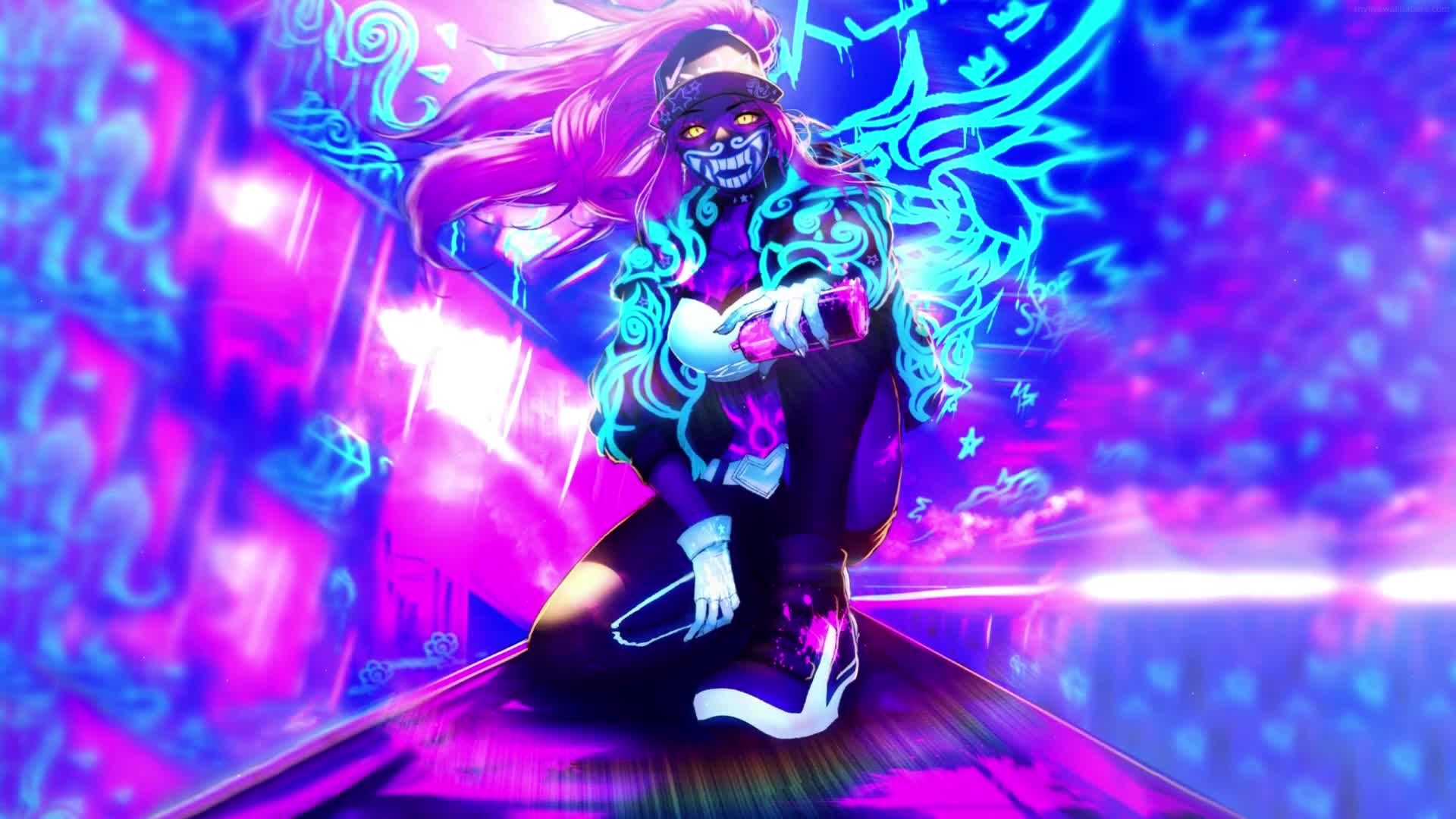Akali KDA Live Wallppaper for PC