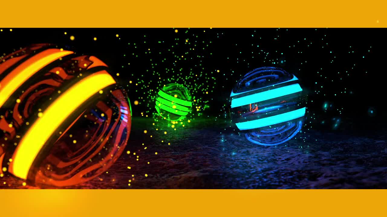 Glowing Spheres Wallpaper Engine 3440x1440