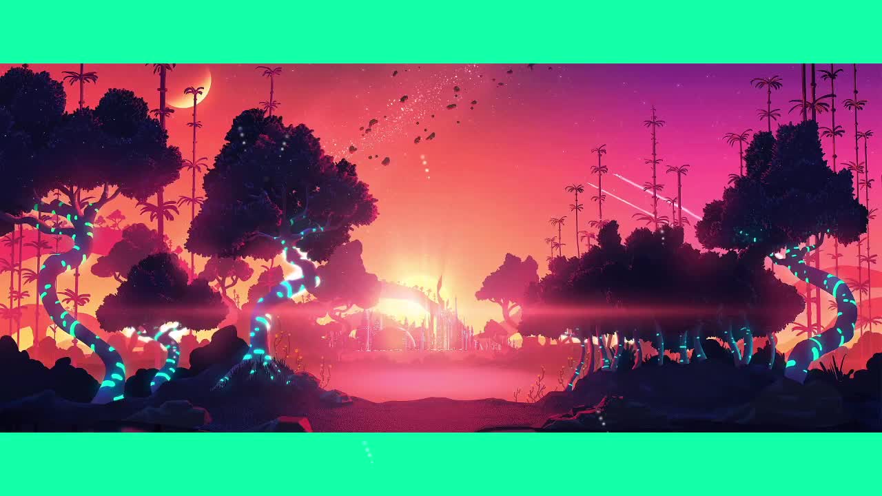 spaceforestwallpaper Wallpaper Engine 3440x1440