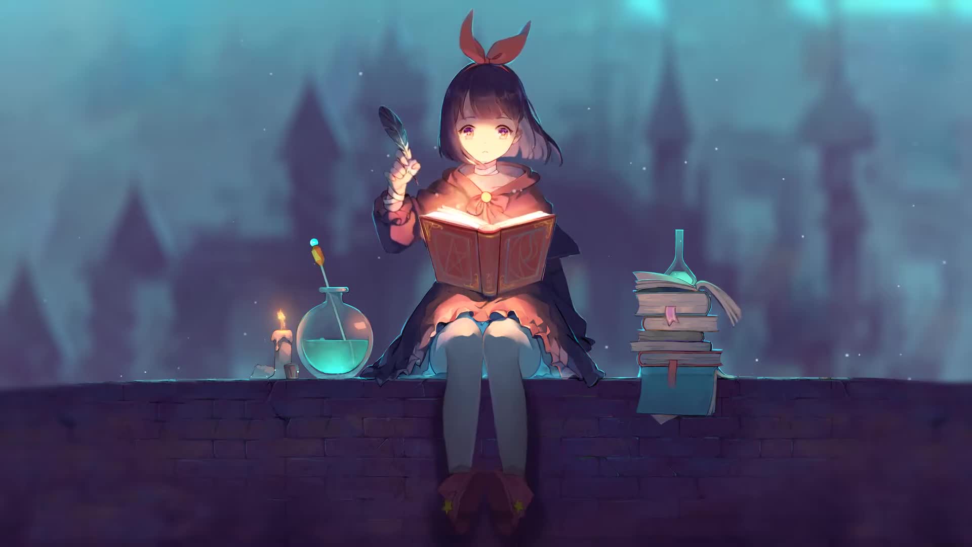 Little Magical Witch  Live Wallpaper