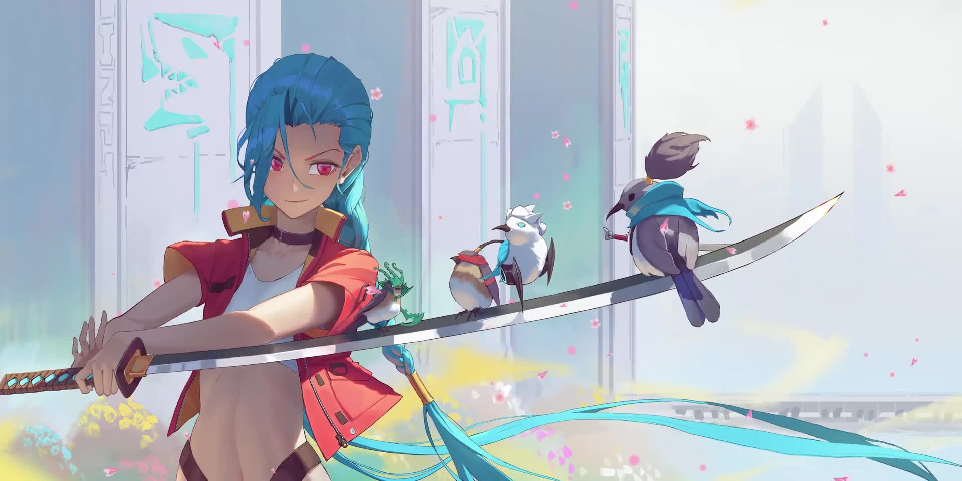 Samurai Jinx LoL Live Wallpaper