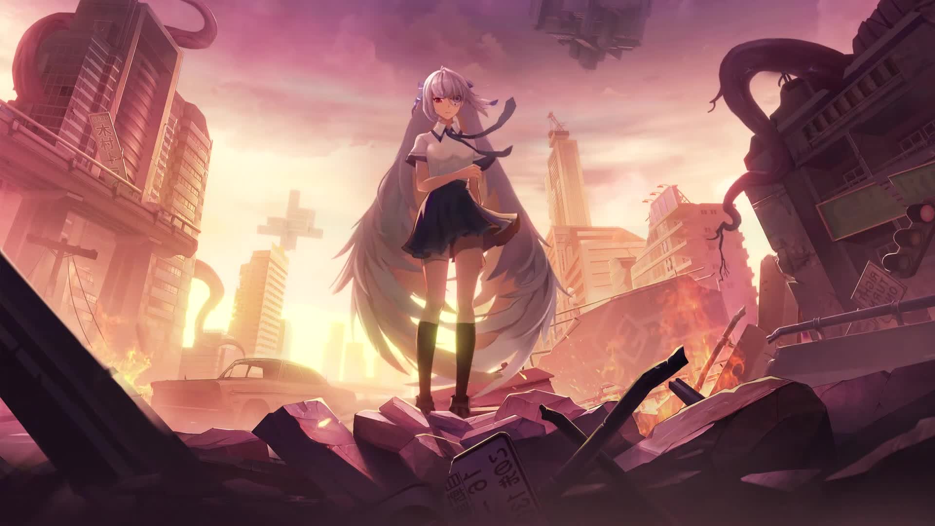 Anime Girl  Future  Live Wallpaper