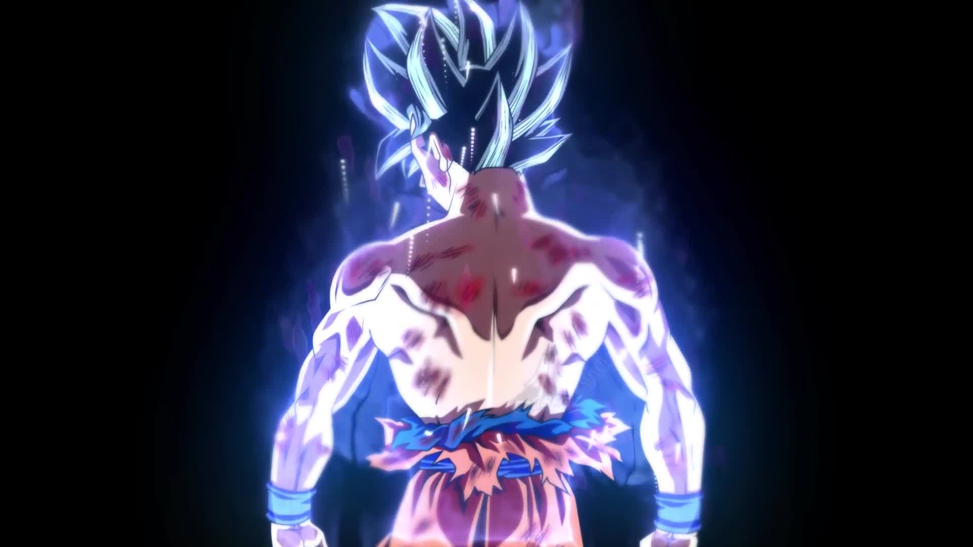 Cool Goku Ultra Instinct Back 4k Live Wallpaper Dragon Ball Anime Live Wallpaper