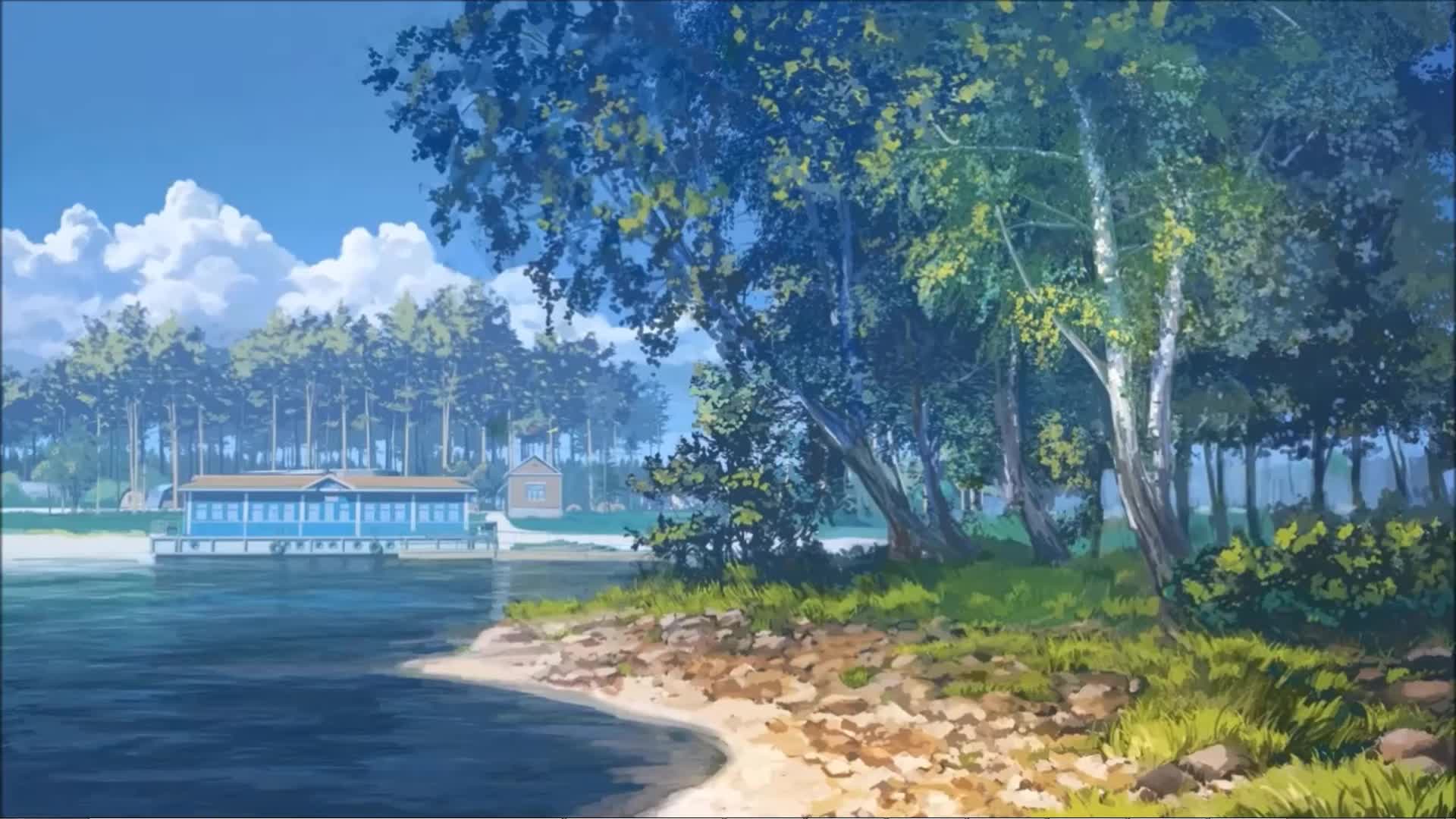 PC Day Night Fade Anime Landscape for Wallpaper Engine + Links