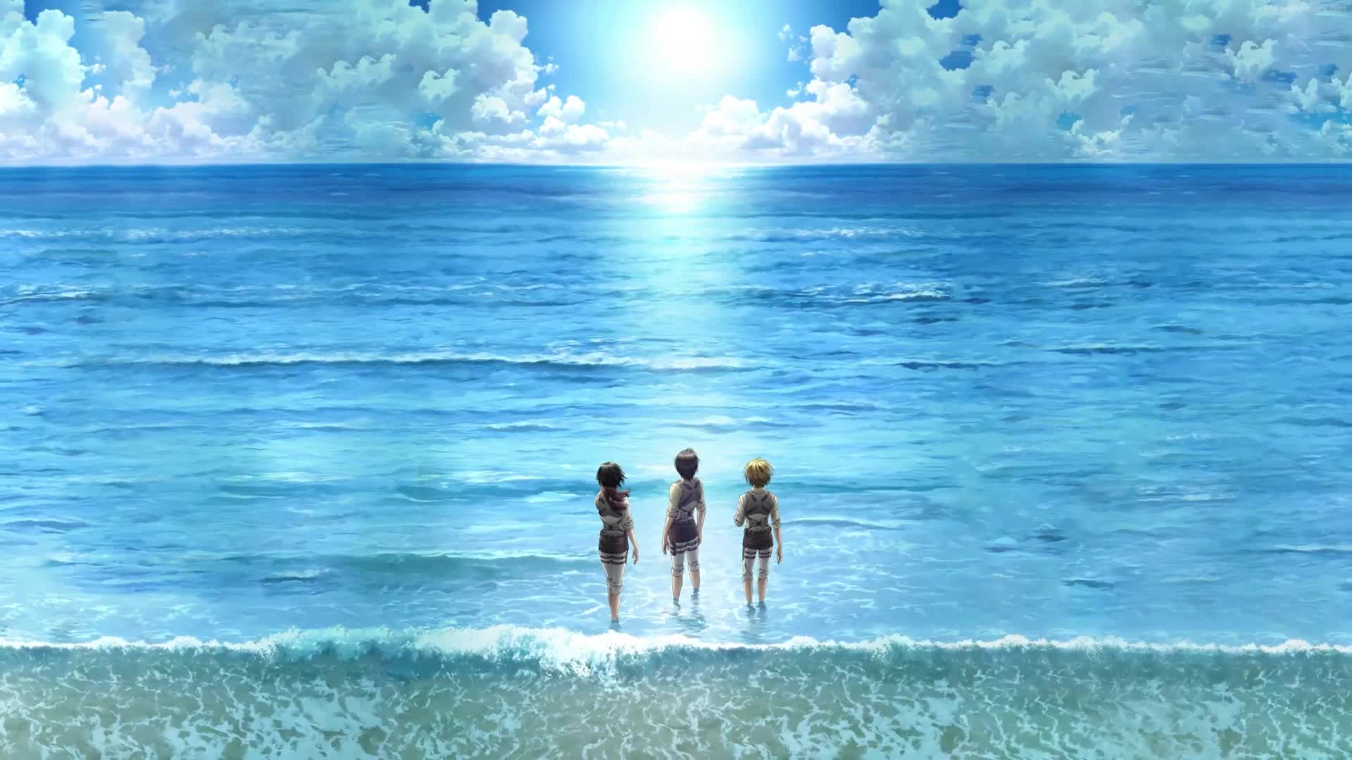 PC AOT Sea Live Wallpaper