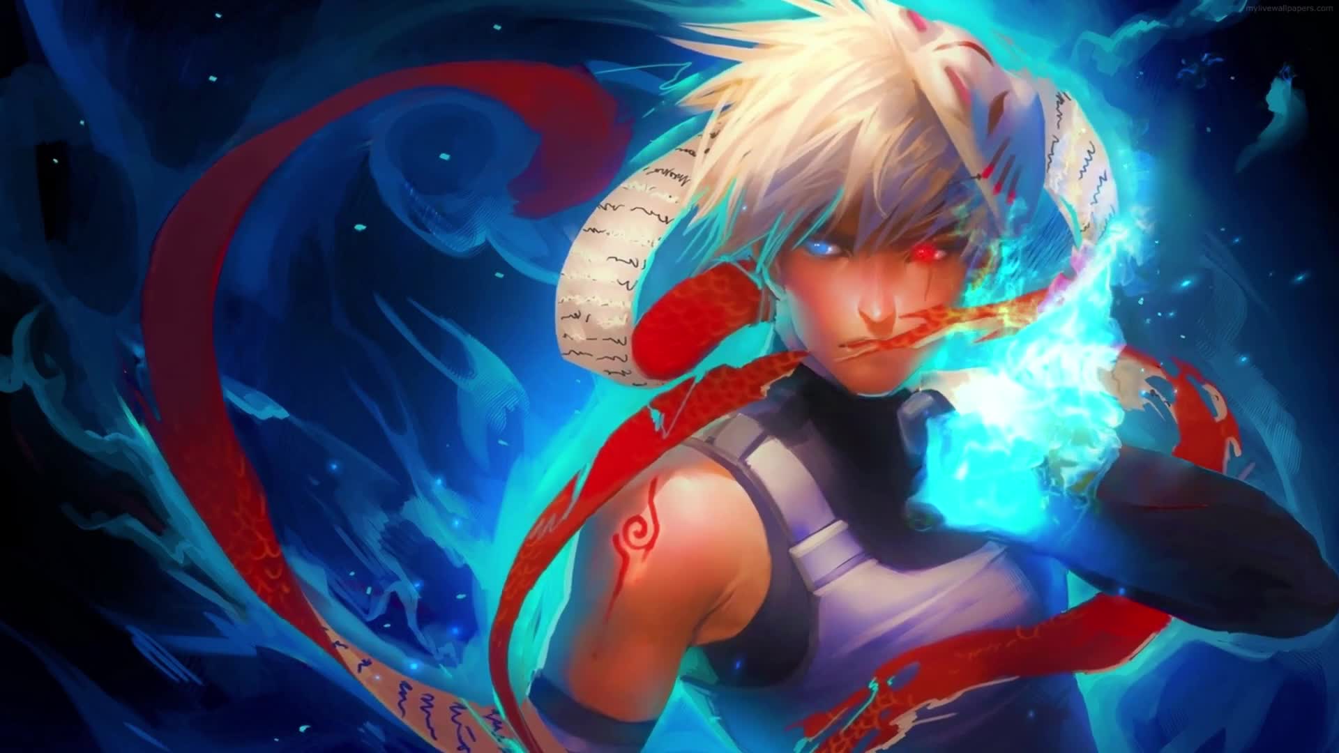 Cool Kakashi Unmasked 4k Live Wallpaper