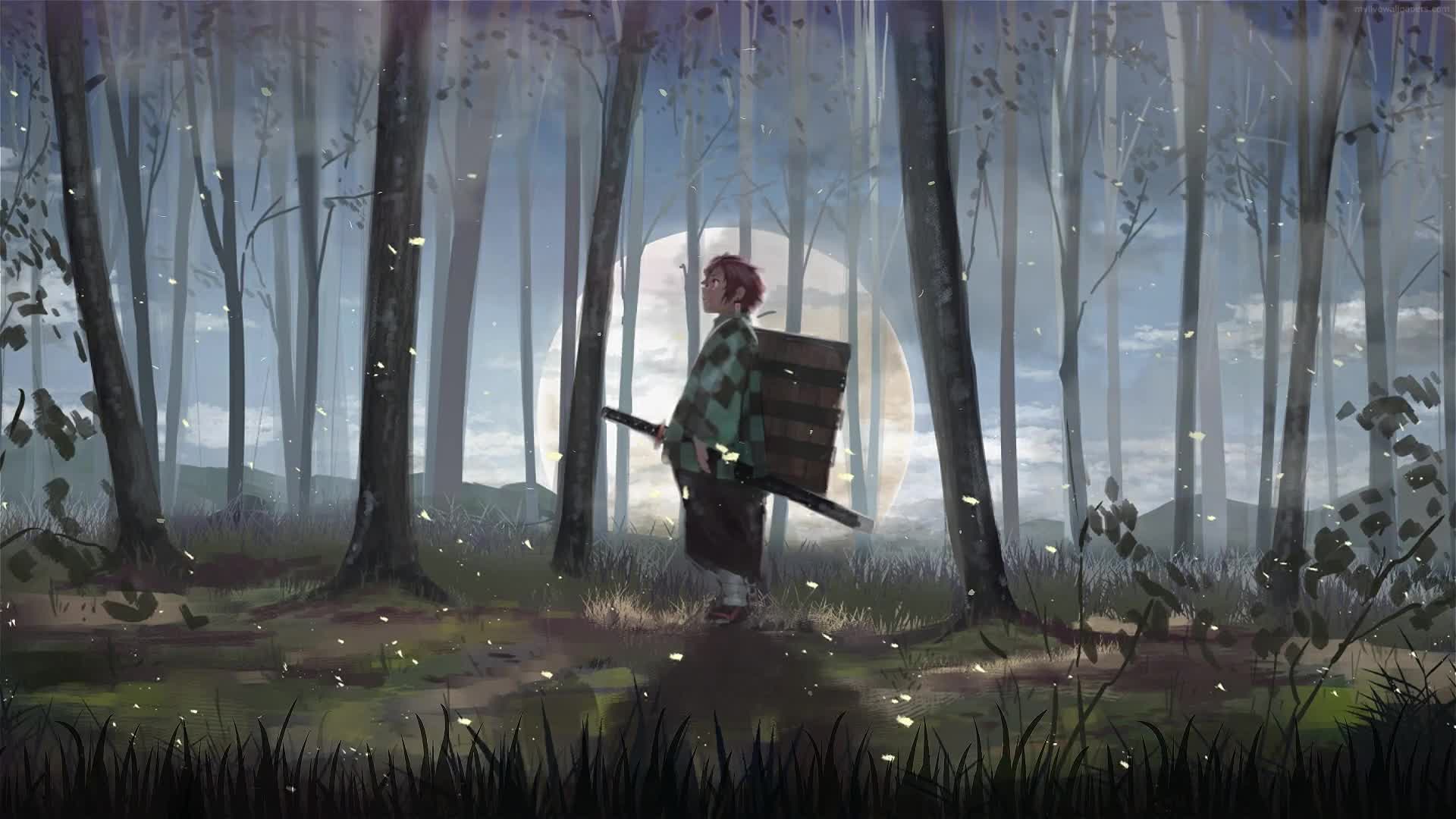 PC Live Wallpaper PC Demon Slayer - Tanjiro