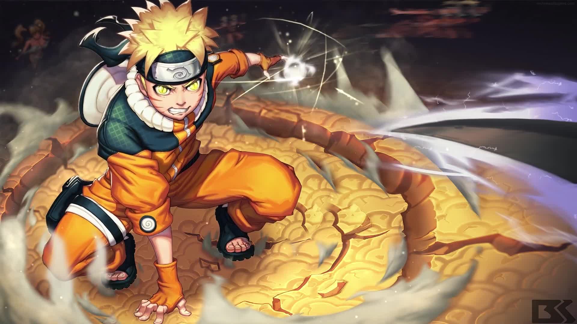 Cool Naruto Crater 4k Live Wallpaper