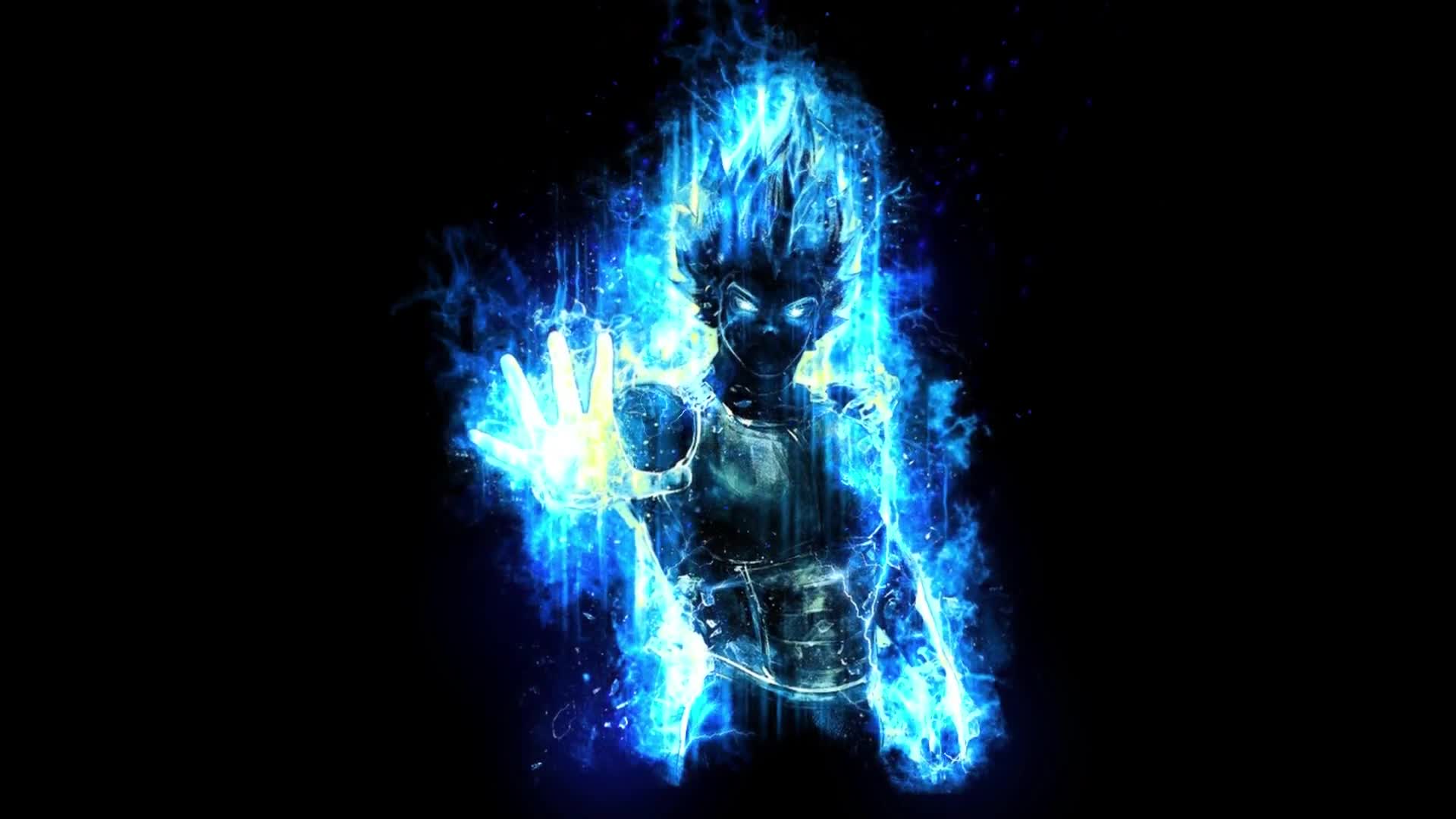 Cool Vegeta Super Saiyan Blue Evolution 4K LIVE WALLPAPER