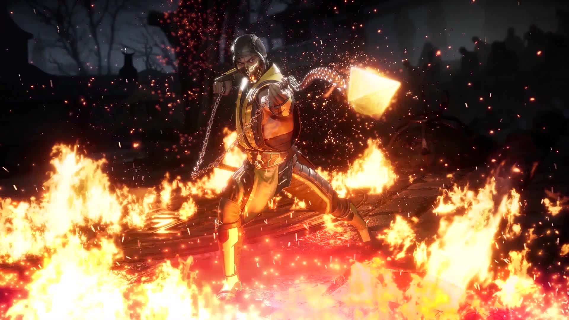 Cool Scorpion Mortal Kombat 4k Live Wallpaper