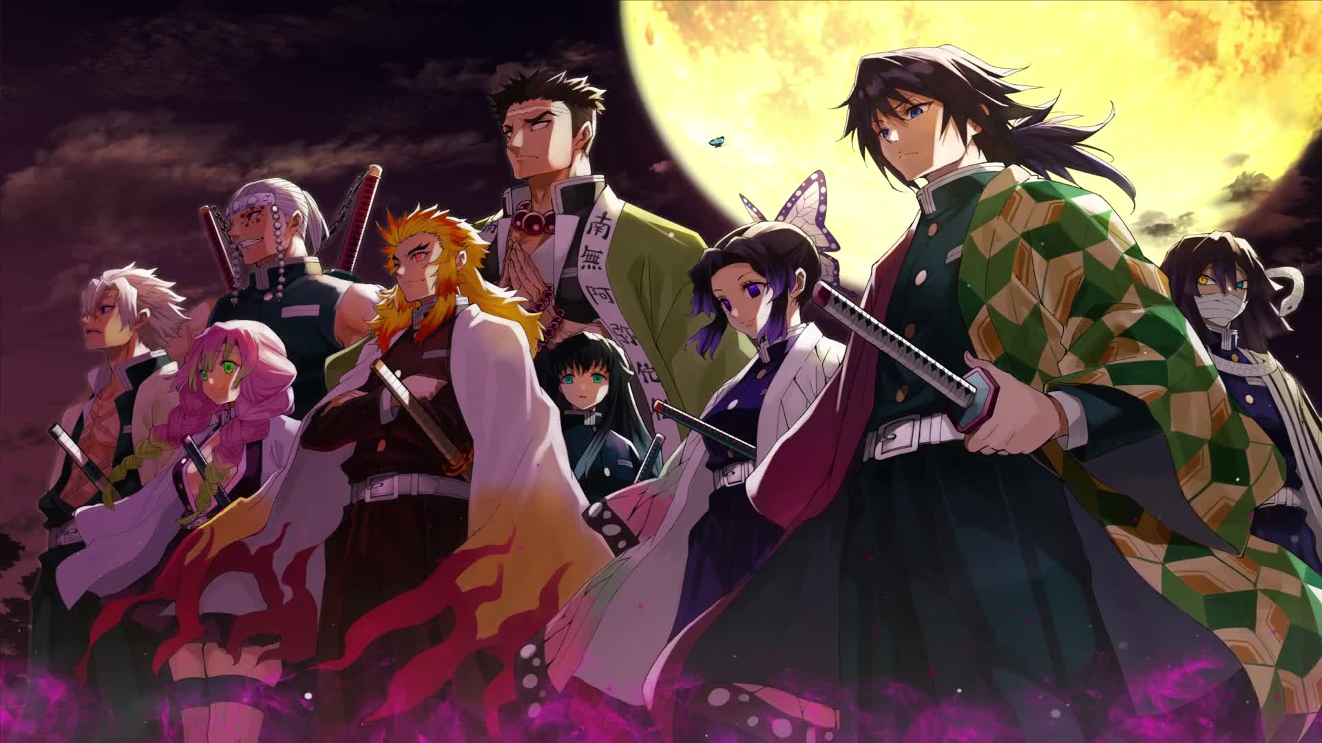 Live Wallpaper 4K Demon Slayer Pillars Ashira