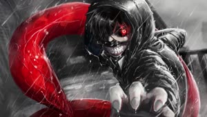 Fondo de Pantalla Animado Kaneki Ataque de Ghoul de Tokyo Ghoul 🩸 en Movimiento