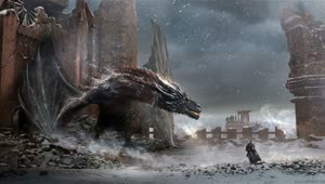 Fondo de Pantalla Animado Dragón Jon Snow de Juego de Tronos 🐲 en Movimiento