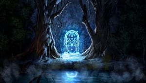 Fondo de Pantalla Animado Puerta de Moria de El Señor de los Anillos 💍 en Movimiento