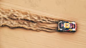 Fondo de Pantalla Animado Derrape en el Desierto de Coches 🏜️ en Movimiento