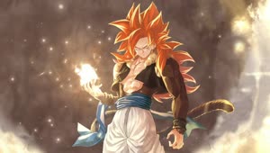 Fondo de Pantalla Animado Gogeta de Dragon Ball 🟠 en Movimiento