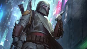 Fondo de Pantalla Animado Boba Fett de Star Wars 🤖 en Movimiento