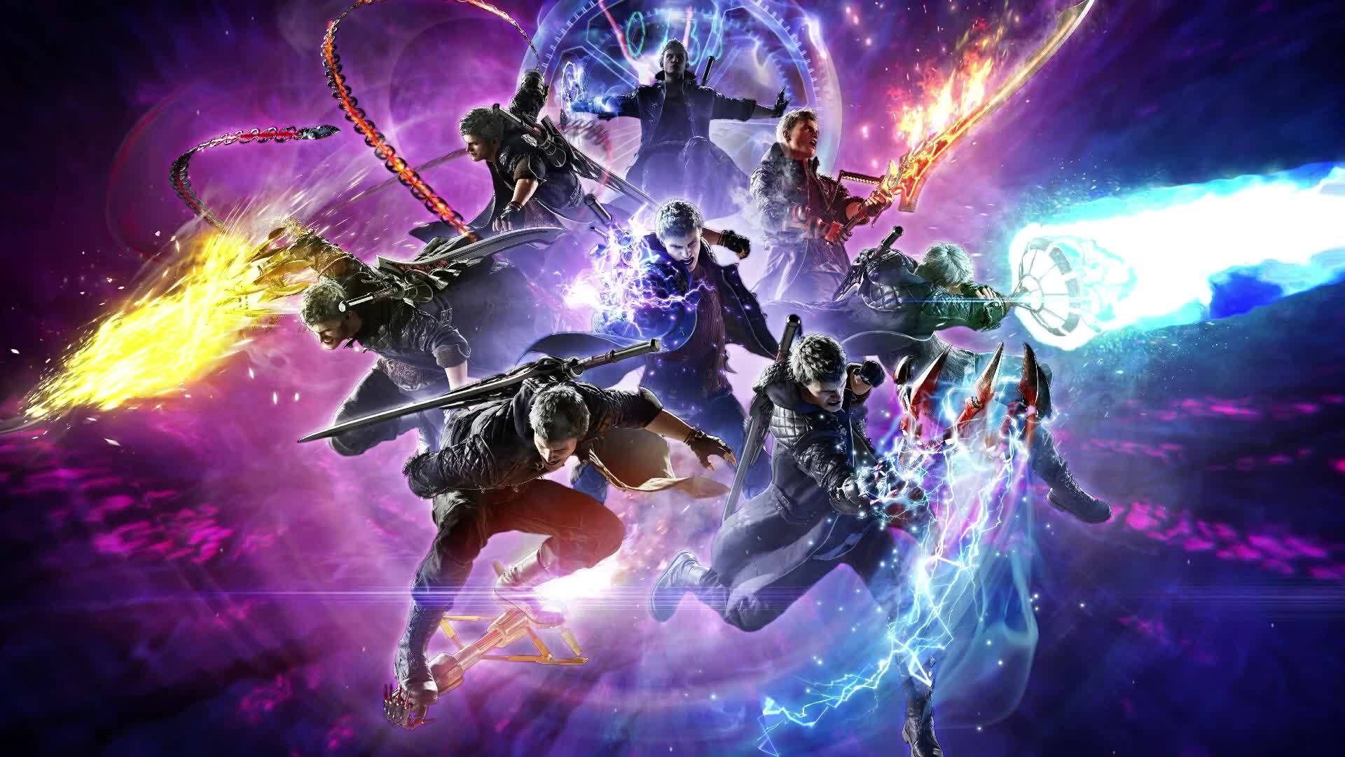 Fondo de Pantalla Animado Personajes de Devil May Cry 5⚡ en Movimiento