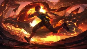 Fondo de Pantalla Animado Link con Dinraal de The Legend of Zelda 🔥 en Movimiento