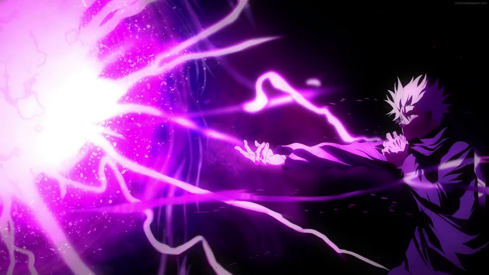 Fondo de Pantalla Animado Hollow Purple de Jujutsu Kaisen ⚡ en Movimiento