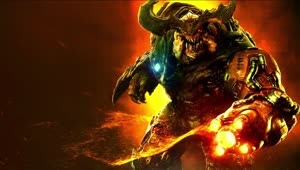 Fondo de Pantalla Animado Cyberdemon de Doom 👹 en Movimiento