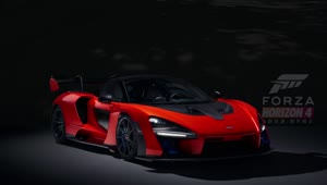 Fondo de Pantalla Animado McLaren Senna Rojo de Coches 🚗 en Movimiento