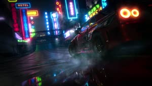 Fondo de Pantalla Animado Iluminación Nocturna de Coches 🌃 en Movimiento