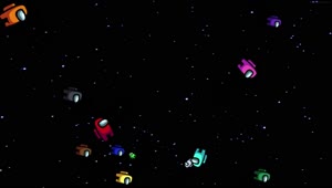Fondo de Pantalla Animado Tripulantes de Among Us 🛸 en Movimiento