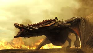 Fondo de Pantalla Animado Dragon de Juego de Tronos 🐲 en Movimiento