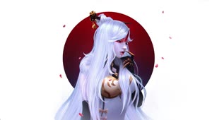Fondo de Pantalla Animado de Ningguang de Genshin Impact 🌸 en Movimiento