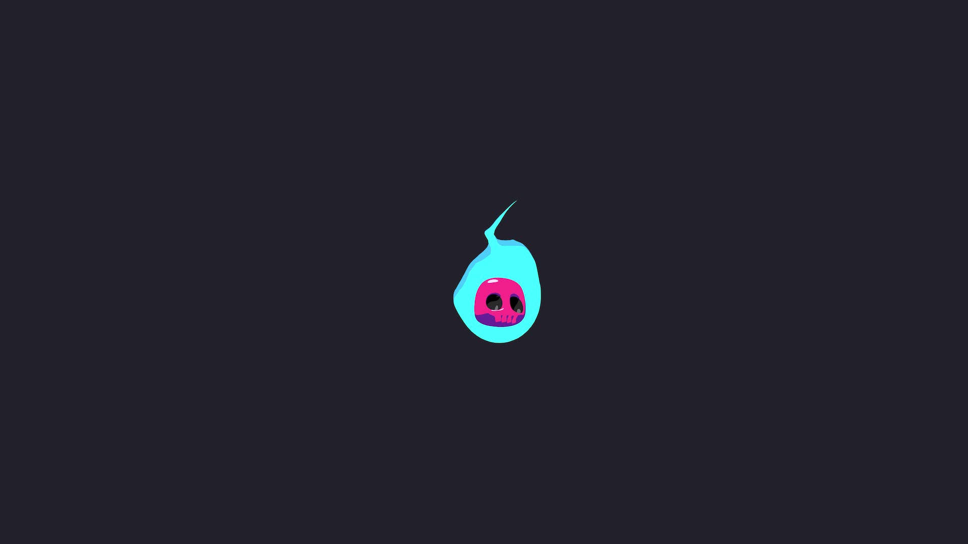 PC Pink Skull Live Wallpaper