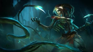 Fondo de Pantalla Animado Zyra de League of Legends 🥀 en Movimiento