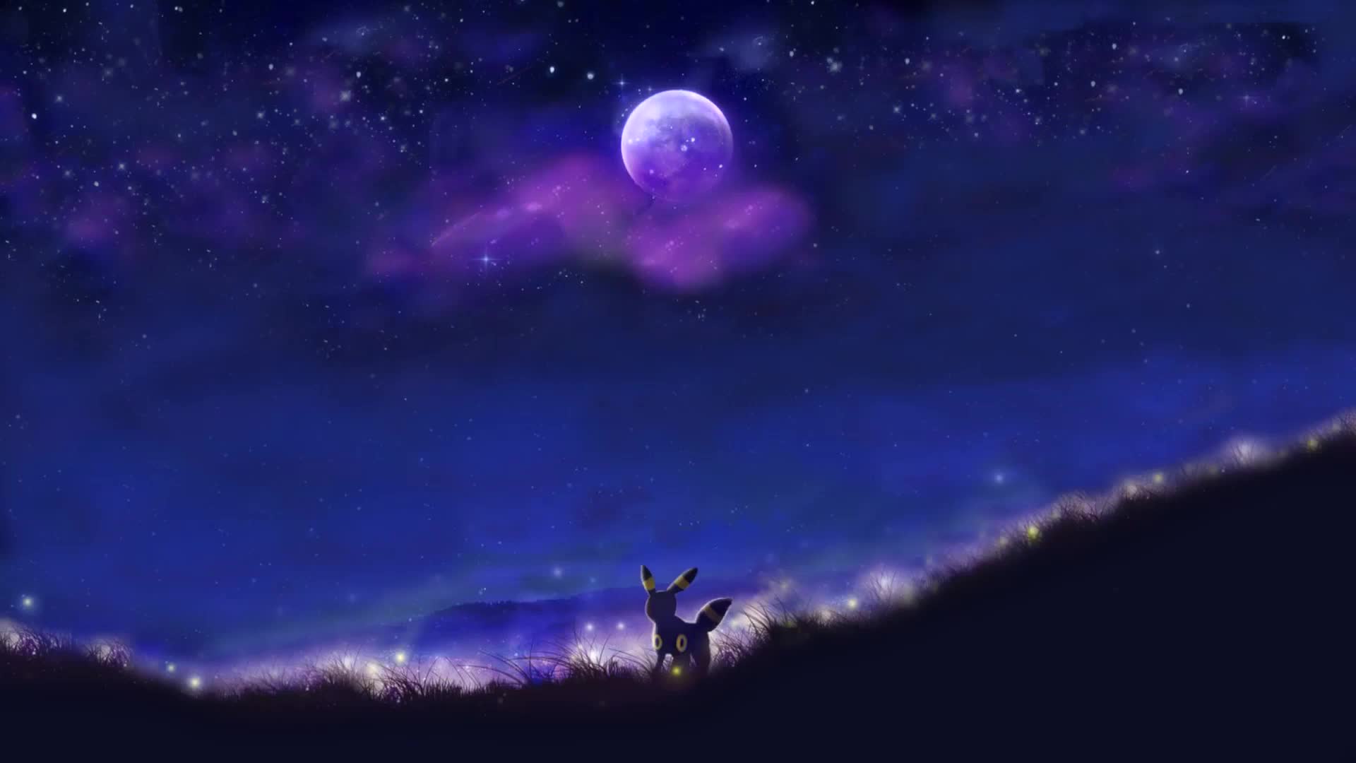 Fondo de Pantalla Animado Umbreon de Pokémon ⚫️ en Movimiento