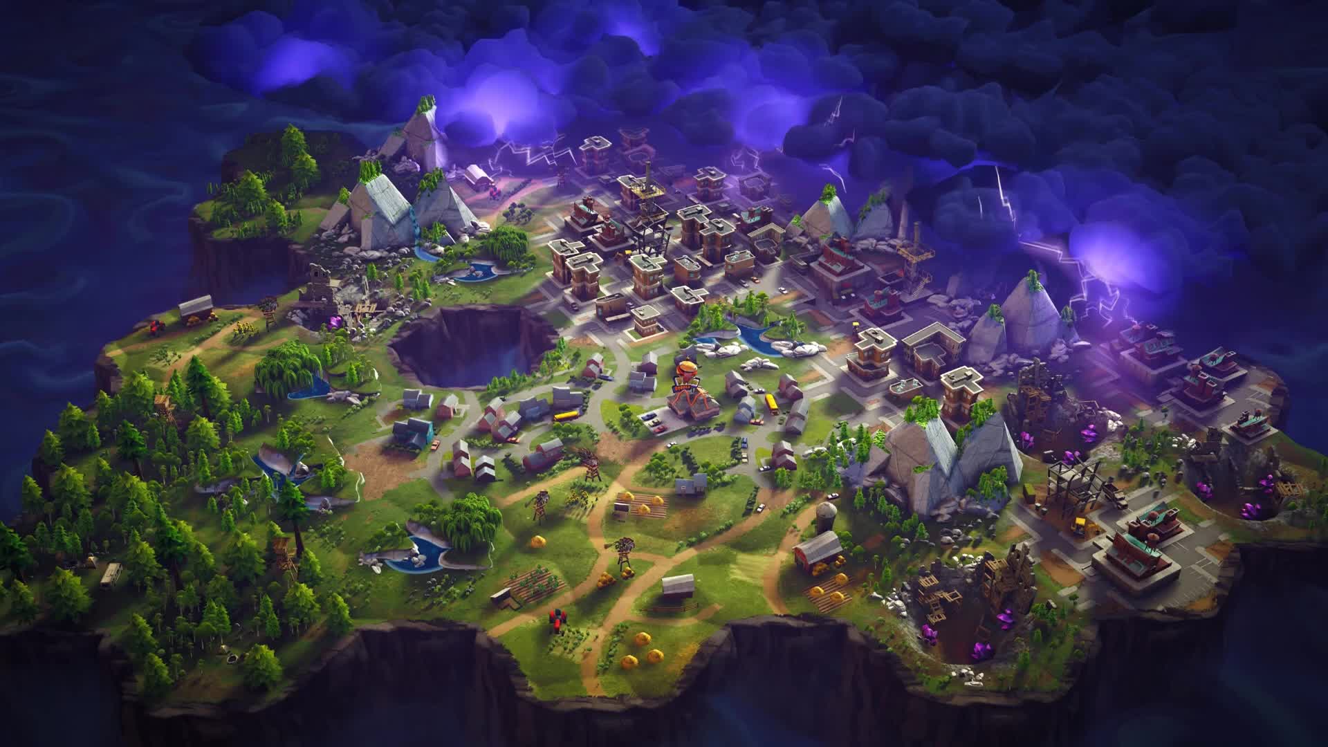 Fondo de Pantalla Animado Tormenta de Fortnite ⛈️ en Movimiento