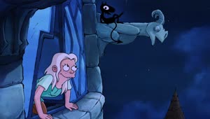 Fondo de Pantalla Animado Bean En La Ventana de DesEncanto🌅 en Movimiento