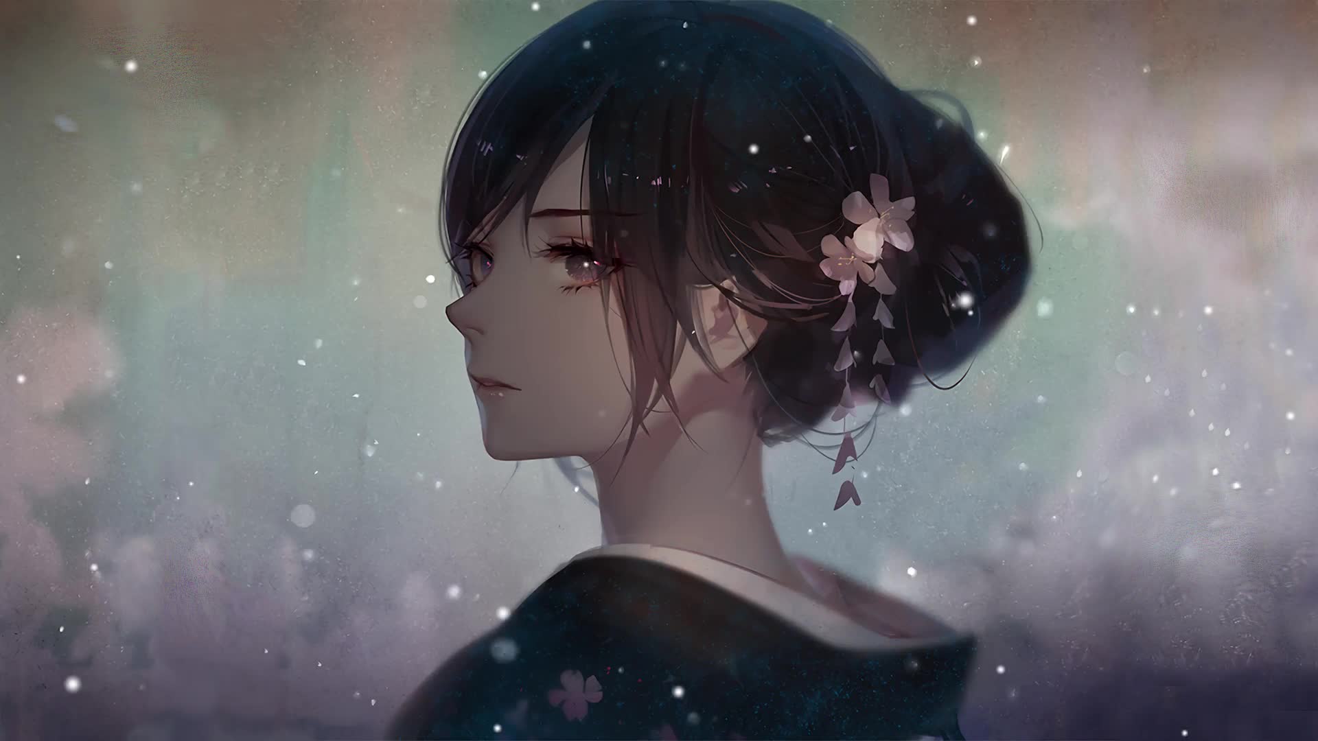 PC Pretty Anime Girl Live Wallpaper