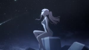 Fondo de Pantalla Animado Mirando Las Estrellas de Zero Two 🌠 en Movimiento