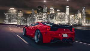 Fondo de Pantalla Animado Ferrari 458 de Coches 💎 en Movimiento